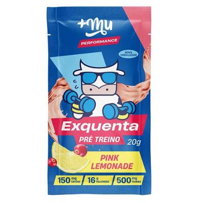Exquenta +MU Performance Pré-treino Em Sachê  Pink Lemonade  20g