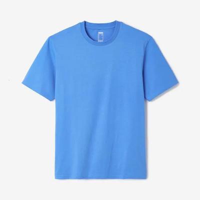 Camiseta Masculina de Ginástica e Pilates 500 Azul Essentials