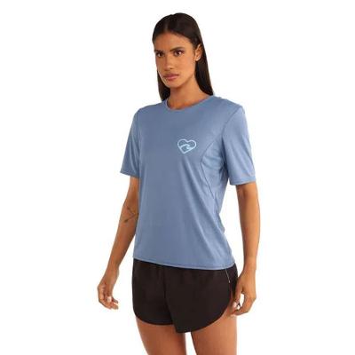 Camiseta Feminina de Surf com Proteção UV50+ Olaian