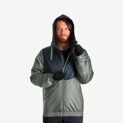 Jaqueta Masculina Impermeável Verde de Trilha SH100 XWARM Quechua