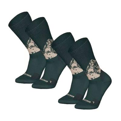 Meias Cano Médio de Trilha SH500 U-Warm (2 pares)
