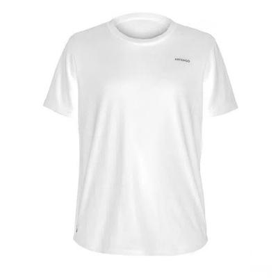 Camiseta Infantil de Tênis 100 Azul e Branco Artengo