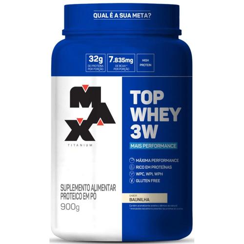 Top Whey 3W Baunilha 900g