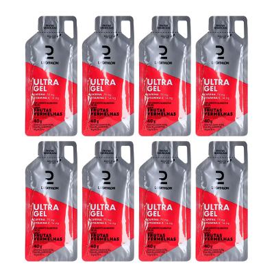 Kit 8 Unidades Ultra Gel 40g com Cafeína Frutas Vermelhas Decathlon