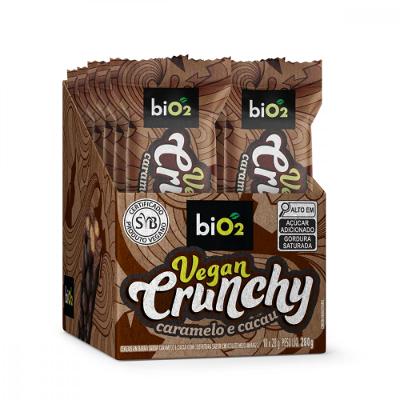 Kit com 12 Unidades Barras de Cereal BIO2 Caramelo e Cacau 28g