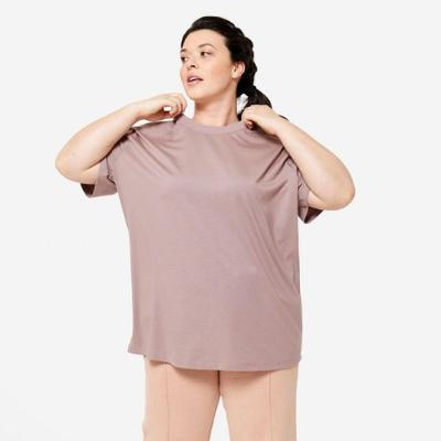 Camisa Feminina de Treino Cardio Oversize 500 Domyos