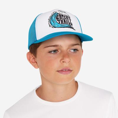 Boné Infantil de Surf Trucker Azul Olaian