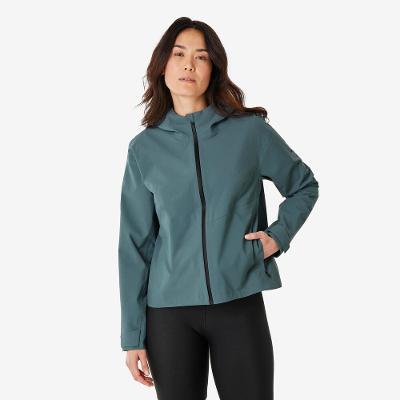 Jaqueta Feminina Trilha 100 Impermeável Térmica Verde Quechua