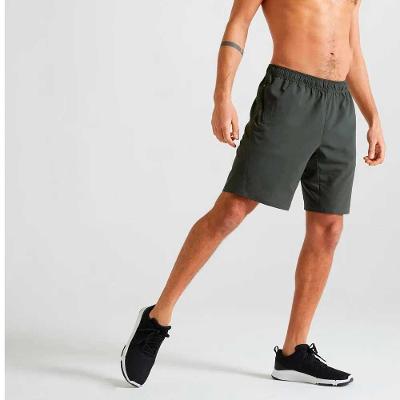 Shorts de Academia Masculino 120 Verde Escuro Domyos