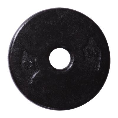 Anilha 2kg Ferro Fundido com Furo de 28mm Equilibrio Fitness