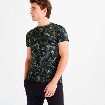 Camiseta Masculina de Academia 120 Caqui Domyos