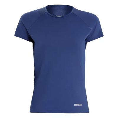Camiseta Feminina Azul de Corrida Run Dry 500 Kalenji