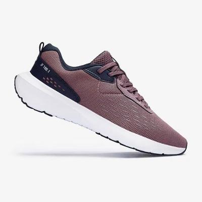 Tênis feminino de Corrida JOGFLOW 100.1 preto-rosa