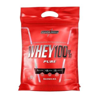 Whey 100 Pure Integralmedica Sabor Baunilha 907g