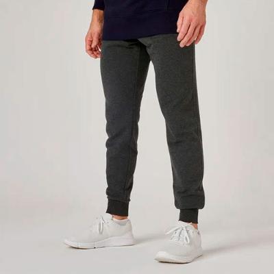 Calça Masculina de Ginástica Cinza 500