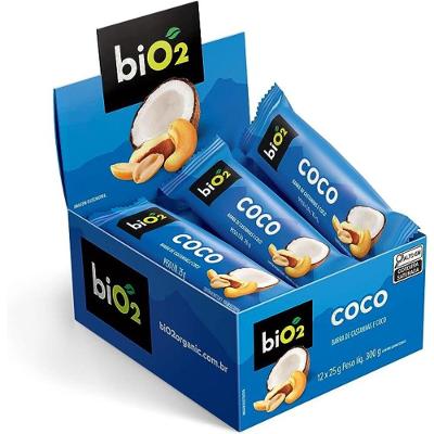 Barra de Castanhas e Frutas Bio2 Nuts Coco 25g