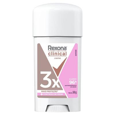 Desodorante Em Creme Rexona Clinical Classic 96h 58g