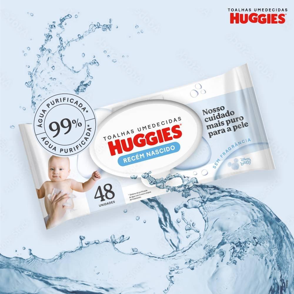 Lenços Umedecidos Huggies Recém-nascido Sem Fragrância 192 Unidades - 4