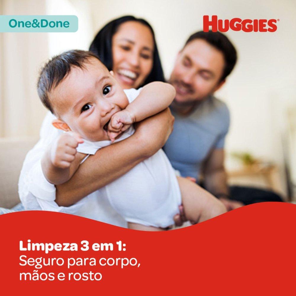 Lenços Umedecidos Huggies Rosto E Corpo Limpeza 192 Unidades - 14