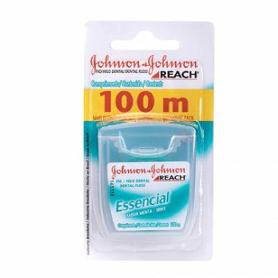 Fio Dental Johnson’s Reach Essencial 100 Metros