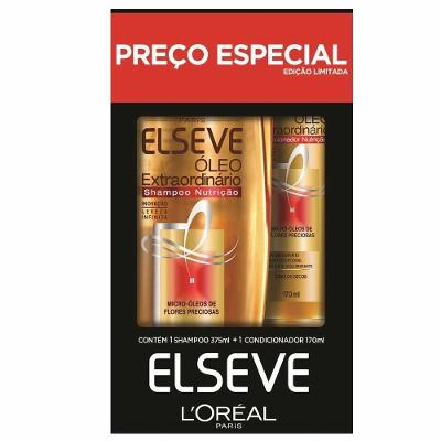 Kit Elseve Óleo Extraordinário Shampoo 375ml + Condicionador 170ml
