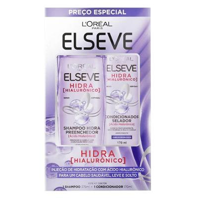 Kit Elseve Hidra Hialurônico Shampoo 375ml + Condicionador 170ml