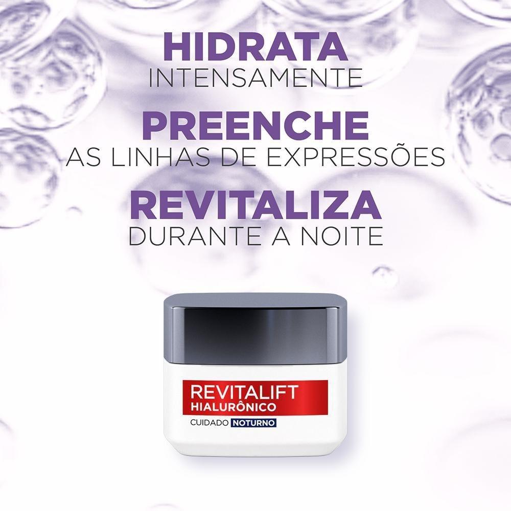 Creme Hidratante Facial Anti-idade L’oréal Paris Revitalift Hialurônico Noturno 49g - 3