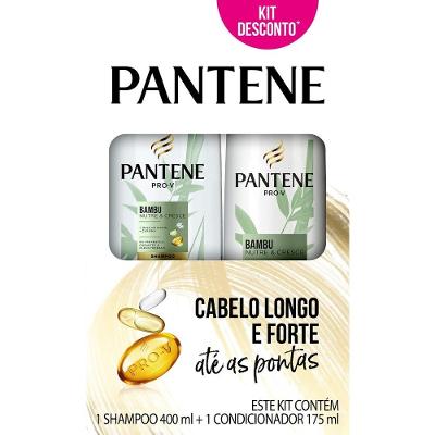 Kit Pantene Bambu Shampoo 400ml + Condicionador 175ml
