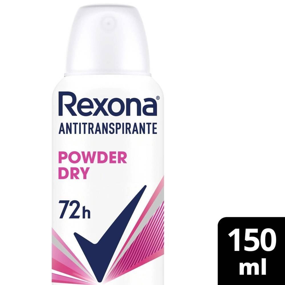 Desodorante Antitranspirante Aerosol Feminino Rexona Powder Dry 72 Horas 150ml - 7