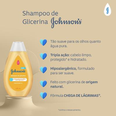 Shampoo Johnsons Baby Glicerinado 400ml