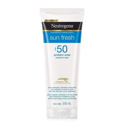 Protetor Solar Neutrogena Sun Fresh Fps 50 200ml