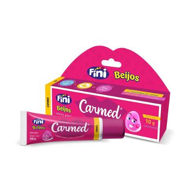 Hidratante Labial Carmed Fini Beijos Cor Rosa 10g