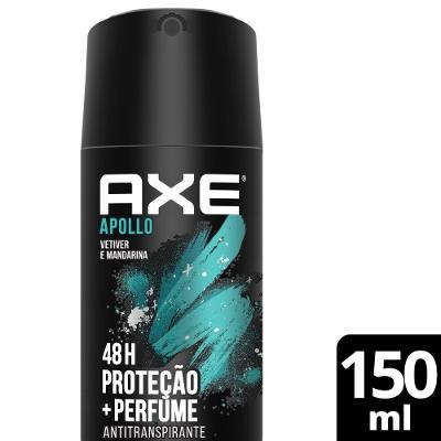 Desodorante Antitraspirante Aerosol Body Spray Axe Apollo 150ml