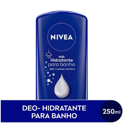 Hidratante Para Banho Nivea Milk 250ml