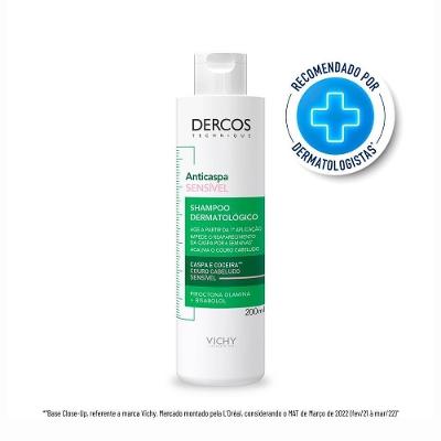 Shampoo Anticaspa Vichy Dercos Sensível 200ml