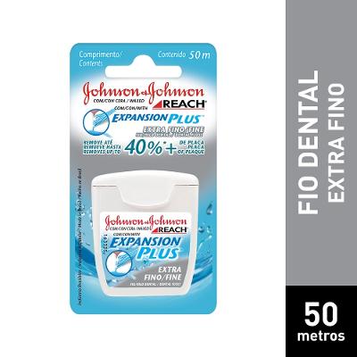 Fio Dental Johnson’s Reach Extra Fino 50 Metros