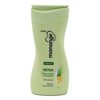 Hidratante Monange Detox Com Ação Desodorante 200ml