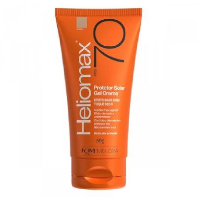Protetor Solar Facial Heliomax Efeito Base Toque Seco Cor Fps 70 Claro 50g