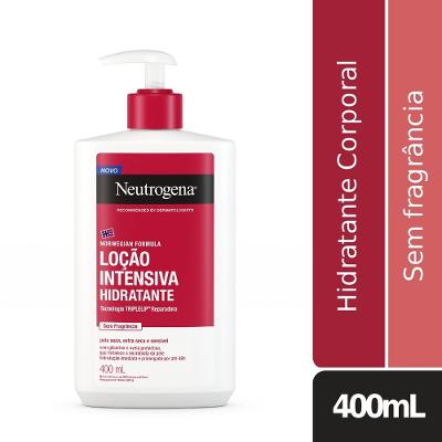 Loção Intensiva Corporal Hidratante Neutrogena Norwegian Sem Fragrância 400ml