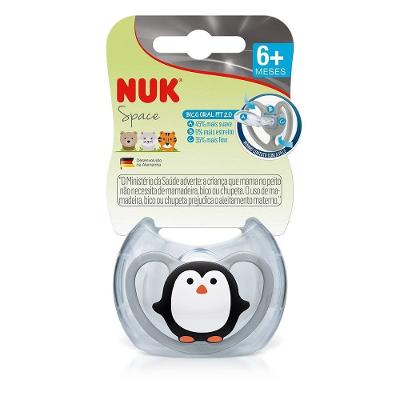 Chupeta Nuk Space Azul 6 Meses + Com 1 Unidade