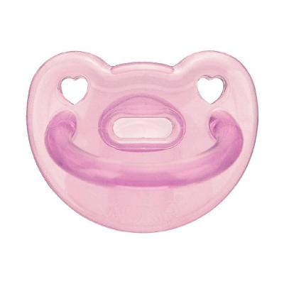 Chupeta Kuka Silicone Rosa 6 Meses + Com 1 Unidade