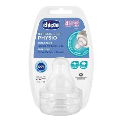 Bico Para Mamadeira Chicco Perfect 5 Fluxo Rápido Com 2 Unidades