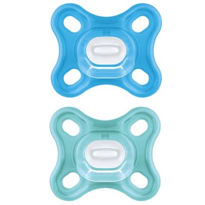 Chupeta Mam Comfort Azul 0 A 2 Meses Com 2 Unidades