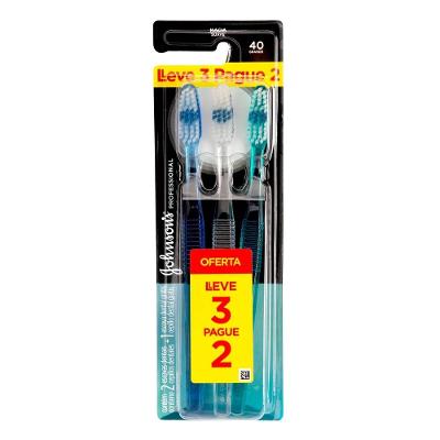 Escova Dental Johnson’s Professional Leve 3 Pague 2
