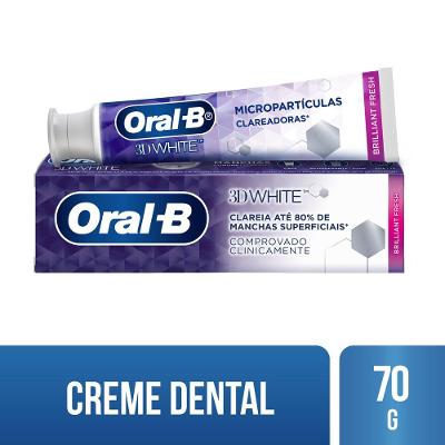 Creme Dental Oral-b 3d White Brilliant Fresh 70g