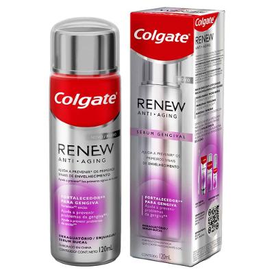 Enxaguatório Bucal Serum Colgate Renew Anti-aging 120ml