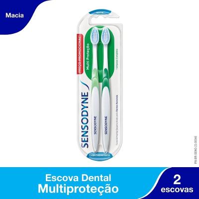 Kit Escova De Dente Extra Macia Para Dentes Sensíveis Sensodyne 2 Unidades