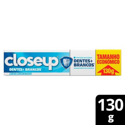 Creme Dental Closeup Dentes + Brancos Menta Refrescante 130g