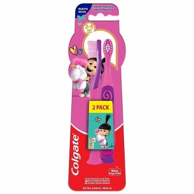 Kit Escova Dental Infantil Extra Macia Colgate Smiles Agnes E Fluffy De 2 À 5 Anos - 2 Unidades