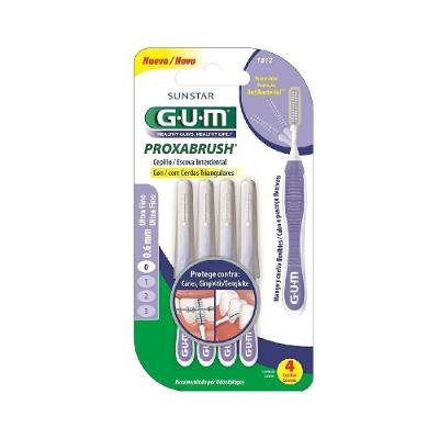 Escova Interdental Gum 0,6 Mm Com 4 Unidades
